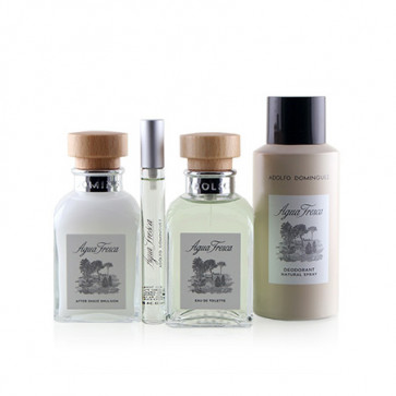 Adolfo Domínguez Lote AGUA FRESCA DE ROSAS Eau de toilette Vaporizador 120 ml + Aftershave 120 ml + Desodorante 150 ml + Eau de toilette Vaporizador 10 ml