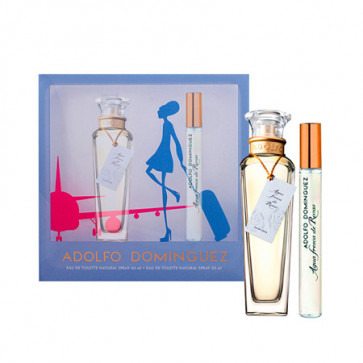 Adolfo Domínguez Lote AGUA FRESCA DE ROSAS Eau de toilette Vaporizador 60 ml + Eau de toilette Vaporizador 20 ml