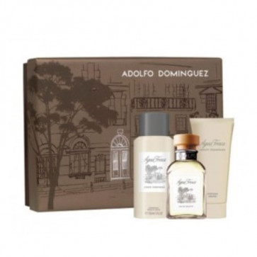 Adolfo Domínguez Lote AGUA FRESCA Eau de toilette Vaporizador 120 ml + Aftershave bálsamo 100 ml + Desodorante vaporizador 150 ml