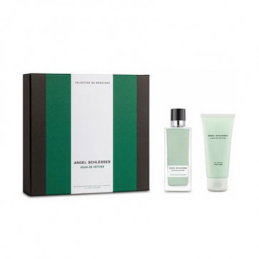 Angel Schlesser Lote AGUA DE VETIVER Eau de toilette Vaporizador 100 ml + Gel de ducha 200 ml
