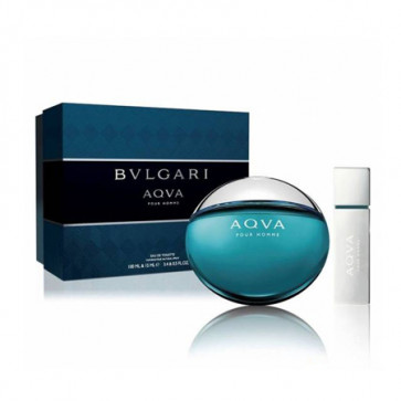 Bvlgari Lote AQVA POUR HOMME Eau de toilette Vaporizador 100 ml + Eau de toilette Vaporizador 15 ml