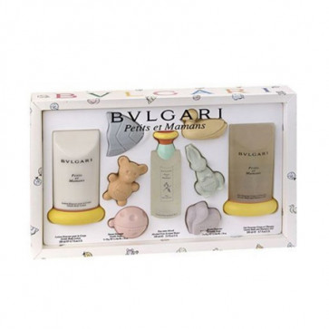 Bvlgari Lote PETITS ET MAMANS Eau de toilette Vaporizador Sin alcohol 100 ml + Gel de baño 200 ml + Loción hidratante 200 ml + Jabones 6 x 50 gr