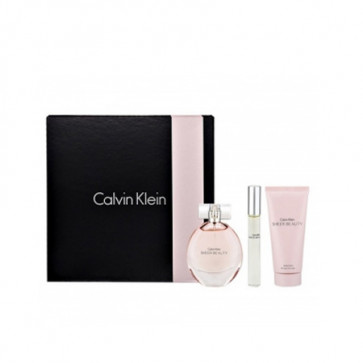 Calvin Klein Lote SHEER BEAUTY Eau de toilette Vaporizador 100 ml + Loción corporal 100 ml + Eau de toilette Roll-on 10 ml