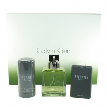 Calvin Klein Lote ETERNITY FOR MEN Eau de toilette Vaporizador 100 ml + Eau de toilette Vaporizador 20 ml + Desodorante Stick 75 gr