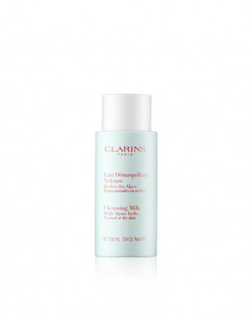 Clarins LAIT DEMAQUILLANT VELOURS Herbes des Alpes Leche desmaquillante Piel normales o secas 100 ml