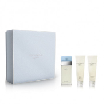Dolce & Gabbana Lote LIGHT BLUE Eau de toilette Vaporizador 50 ml + Crema corporal 100 ml + Gel de ducha 50 ml