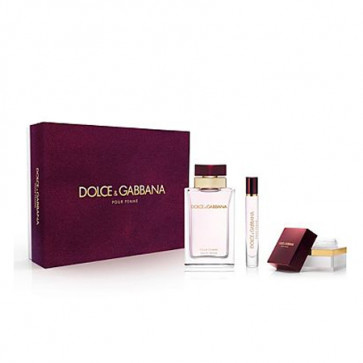 Dolce & Gabbana Lote POUR FEMME Eau de parfum Vaporizador 100 ml + Crema corporal 30 ml + Miniatura 6 ml