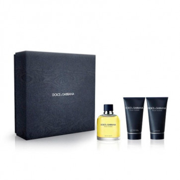 Dolce & Gabbana Lote POUR HOMME Eau de toilette Vaporizador 75 ml + Aftershave bálsamo 50 ml + Gel de baño 50 ml