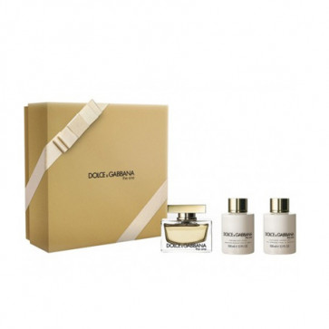 Dolce & Gabbana Lote THE ONE Eau de parfum Vaporizador 75 ml + Loción Corporal 100 ml + Gel Ducha 100 ml
