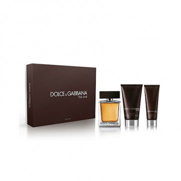 Dolce & Gabbana Lote THE ONE FOR MEN Eau de toilette Vaporizador 100 ml + Aftershave bálsamo 75 ml + Gel de ducha 50 ml