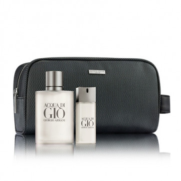 Giorgio Armani Lote ACQUA DI GIO POUR HOMME Eau de toilette Vaporizador 100 ml + Eau de toilette Vaporizador 20 ml + Neceser