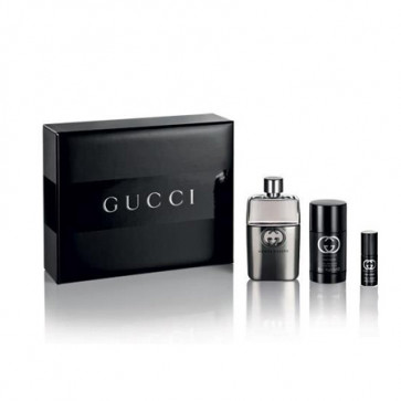 Gucci Lote GUILTY POUR HOMME Eau de toilette Vaporizador 90 ml + Desodorante Stick 75 ml + Miniatura
