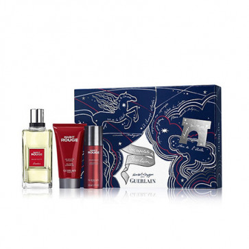 Guerlain Lote HABIT ROUGE Eau de toilette Vaporizador 100 ml + Desodorante vaporizador 50 ml + Gel de ducha 50 ml