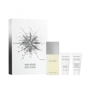 Issey Miyake Lote L'EAU D'ISSEY POUR HOMME Eau de toilette Vaporizador 75 ml + Gel de baño 50 ml + Aftershave bálsamo 50 ml
