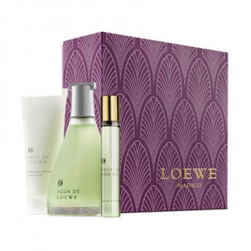 Loewe Lote AGUA DE LOEWE Eau de toilette Vaporizador 100 ml + Eau de toilette Vaporizador 15 ml + Emulsión hidratante 75 ml