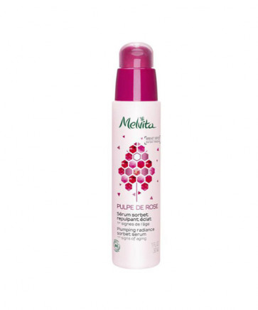 Melvita Pulpe de Rose Sérum sorbet repulpant éclat 30 ml