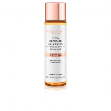 Revolution Glycolic Acid Tonic 2,5% Clease and condition skin tone 200 ml