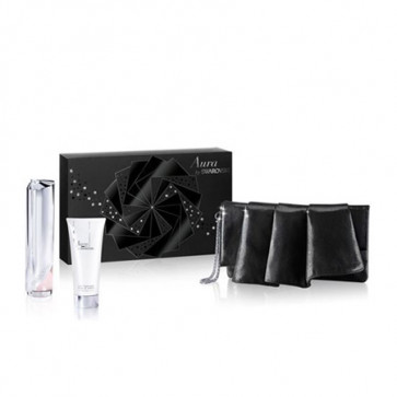 Swarovski Lote AURA Eau de toilette Vaporizador 50 ml + Loción corporal 100 ml + Bolso de mano