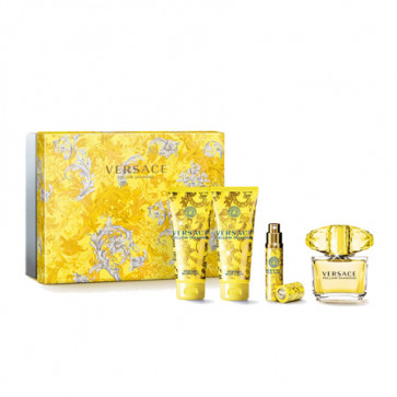 Versace Lote YELLOW DIAMOND Eau de toilette Vaporizador 90 ml + Loción corporal 100 ml + Gel de ducha 100 ml + Eau de toilette Vaporizador 10 ml