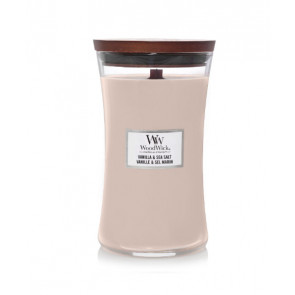 Woodwick Vanilla & Sea Salt - Hourglass Scented Candle 1 ud
